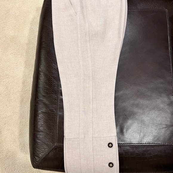 Authentic Tory Burch Phoebe pants in light khaki color. - Picture 5 of 16